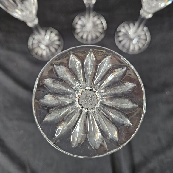 Gorham Regina Crystal Champagne Flutes (Set of 4) 9" Drinkware Barware - Picture 4 of 6